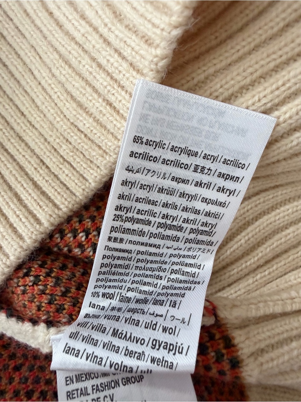 NWT FARM Rio Naughty and Nice Fair Isle Sweater Small - Picture 9 of 11